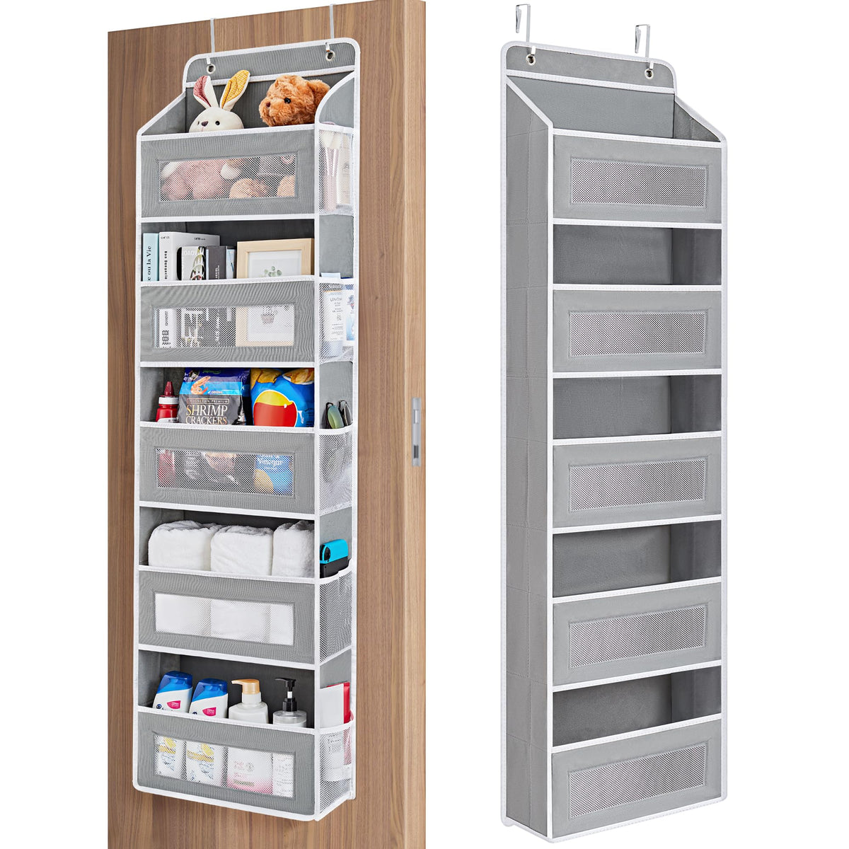 JARLINK Over the Door Organizer for Bedroom, Pantry - Image 1