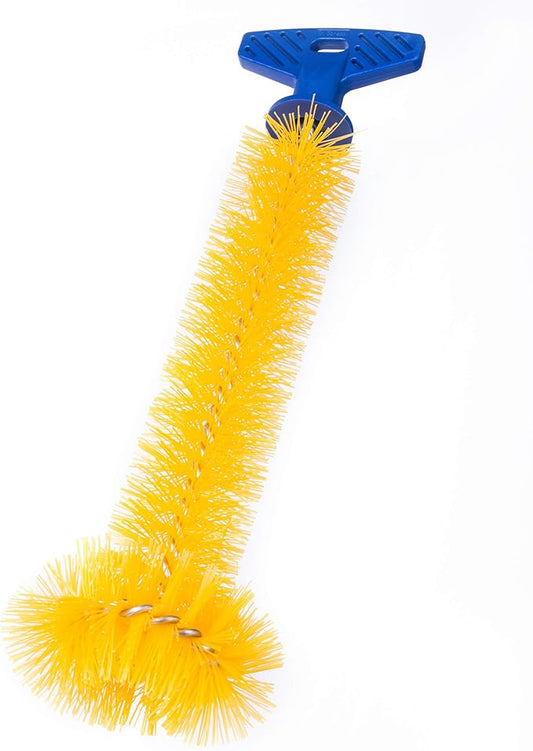 Mr. Scrappy Universal Garbage Disposal Brush, Sturdy Grip Handle, 11-Inches,Yellow