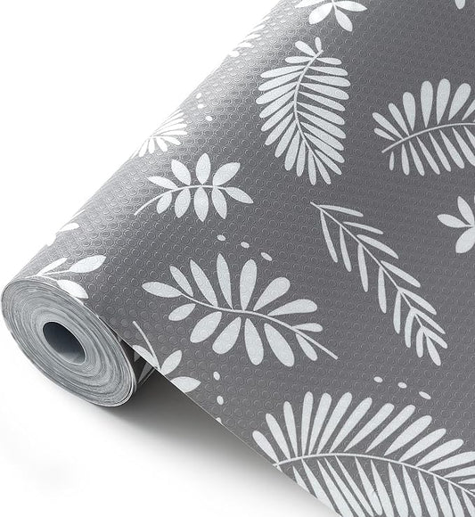 Cooyes Shelf Paper for Kitchen Cabinets Non Adhesive, Waterproof & Oil-Proof Kitchen Drawer Liner for Refrigerator Drawer Fridge Cupboard (23.6 Inch W x 354 Inch L)