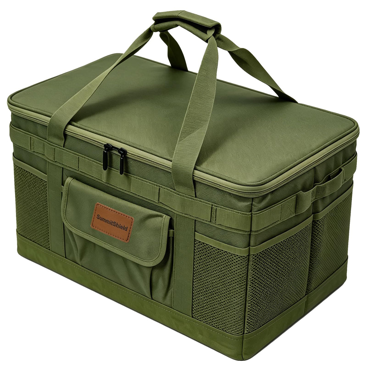57L Tactical Camping Storage Bag -Olive Green, Waterproof - Image 1