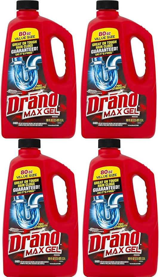 Drano MAX GEL Clog Remover - 80oz