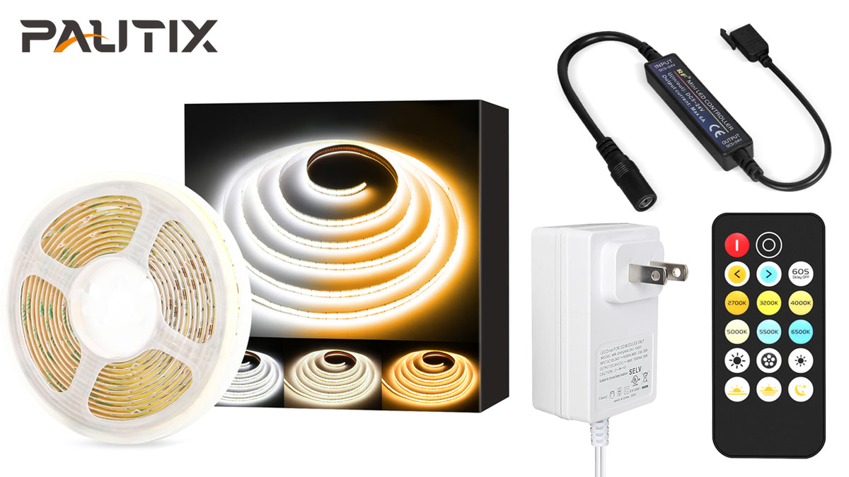 PAUTIX COB LED Strip Light White CCT Tunable, Super Bright - Image 8