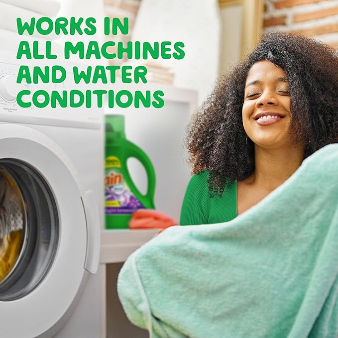 Gain Liquid Laundry Detergent, Moonlight Breeze Scent, 194 fl oz, 134 loads, Freshness + Odor Fighting, High Efficiency Washing Machine Liquid Cleaning Soap