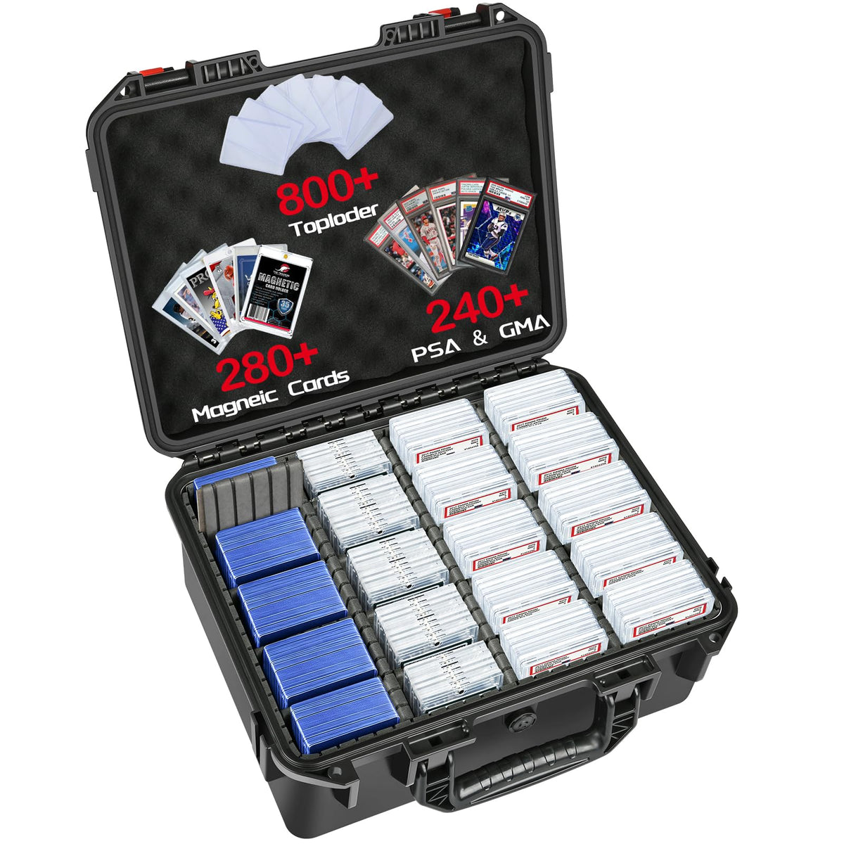 Graded Card Case Storage Box - Fits PSA BGS SGC Toploaders - Image 1