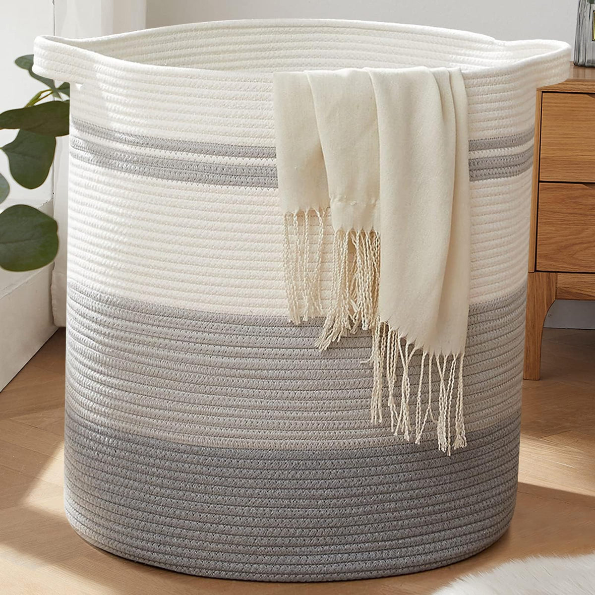 OIAHOMY 120L Laundry Basket Laundry Hamper Nursery Hamper - Image 1