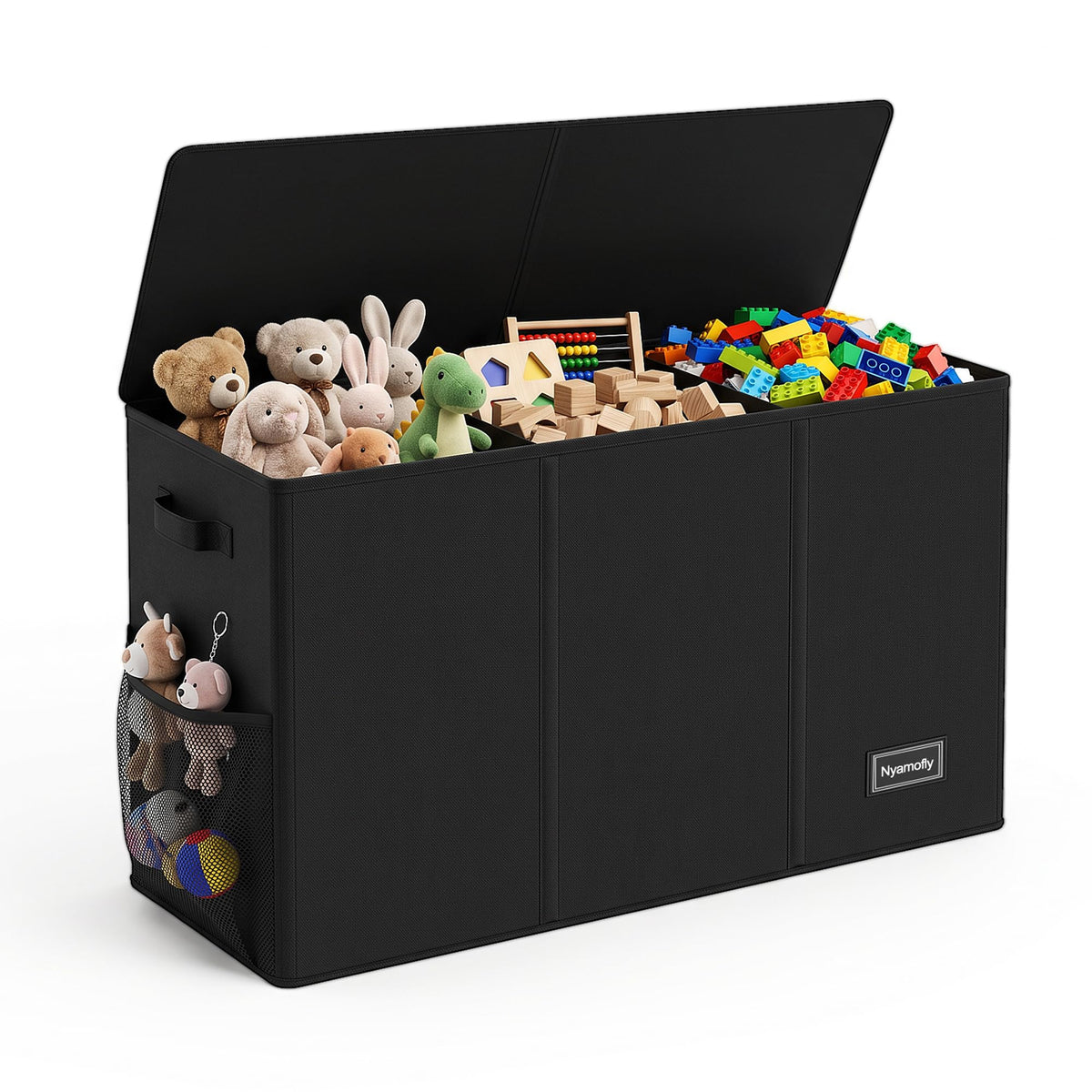 Toy Box Chest, Toy Storage Organizer with Lid Collapsible - Image 1