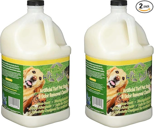 Tr10101 Bio-Enzymatic Cleaning Solution for Synthetic/Artificial Turf and Pet Odor Control, 1-Gallon, 2-Pack