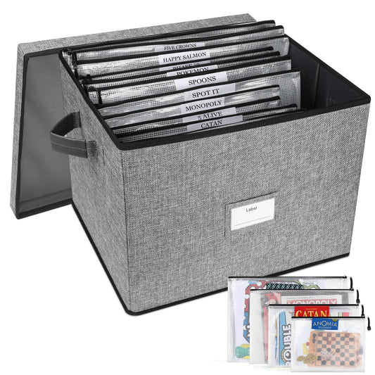 Board Game Storage Box, Board Game Organizer Box | Home Organization - Image 1