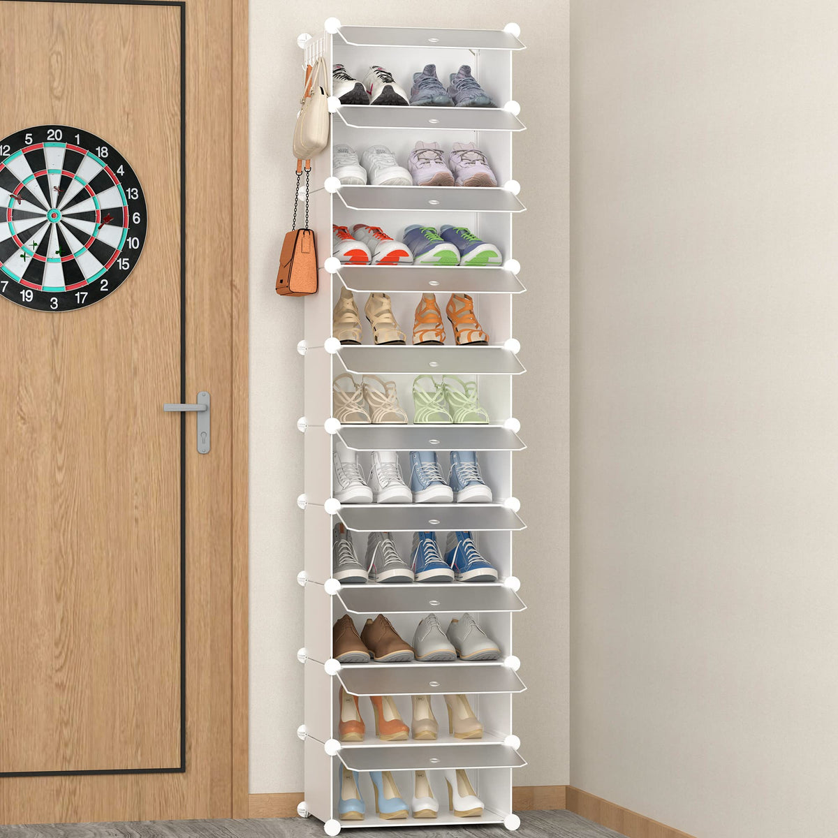 HOMIDEC Shoe Storage, 10-Tier Shoe Rack Shoe Organizer for Closet - Image 1
