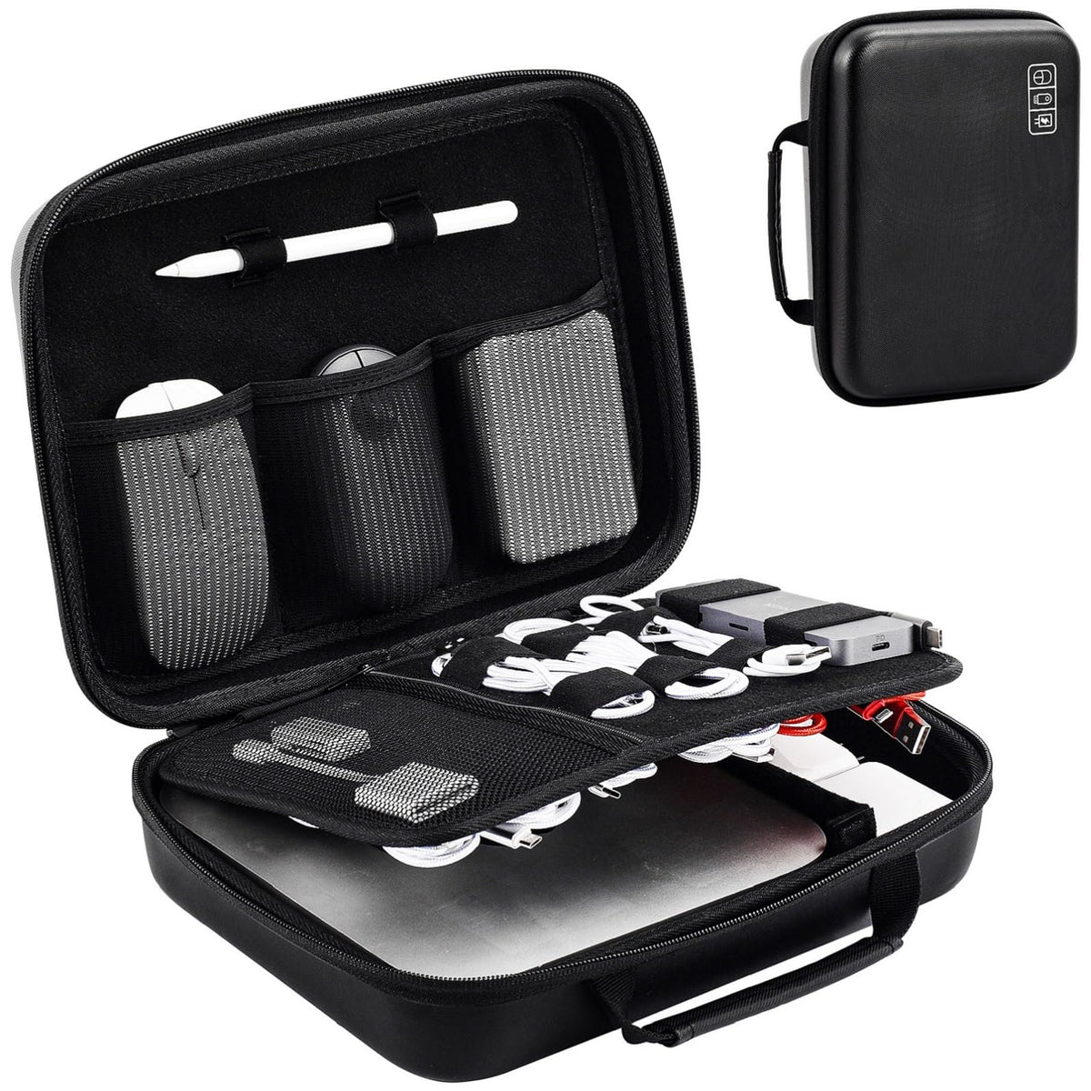 ProCase Hard Travel Electronic Organizer Case for Ma | All Products - Image 1