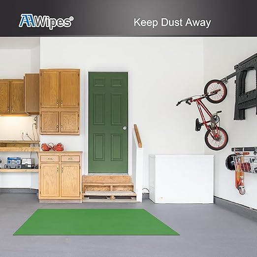 AAwipes Sticky Mat Tacky Pads Adhesive 24" x 36" 5 Packs, 30 Sheets/Packs, 150 Sheets Total Green Cleanroom Floor Mats Remove Dirt for Laboratory Construction Hospital Shoes