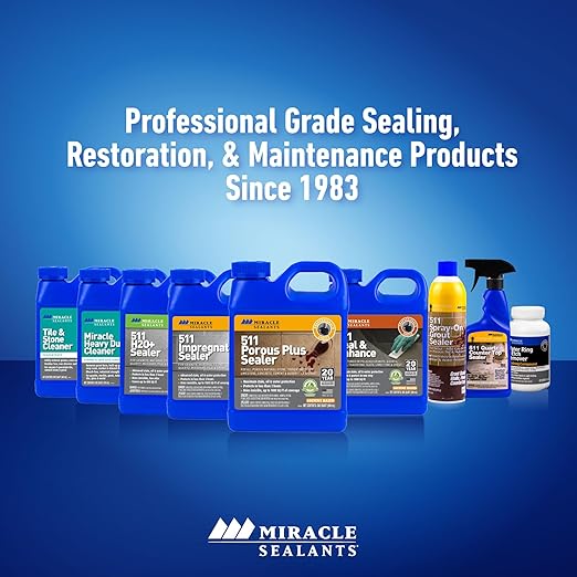 Miracle Sealants 511 Glass Tile & Shower Door Sealer Glass Surface Cleaner Spray, 16 oz, 6 Pack
