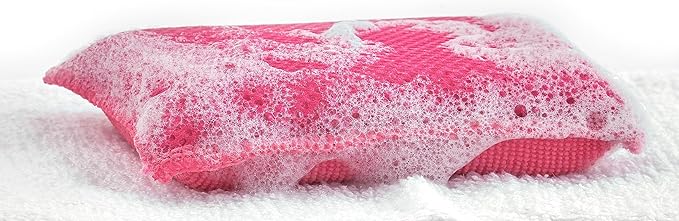 Microfiber Sponges for Dishes Kitchen Sponges Non-Scratch Sponge Dish Scrubber Pack of 12 Heavy Duty Household Cleaning Sponges Multi-Purpose Cleaning Supplies Dish Sponge Kitchen Sponges