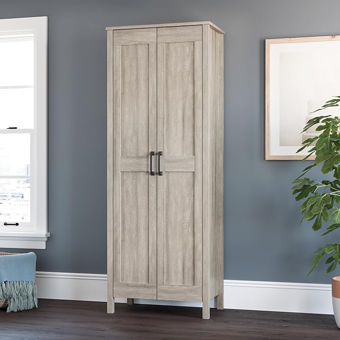 Sauder Miscellaneous Storage, Two-Door Storage Cabinet, in Spring Maple Finish