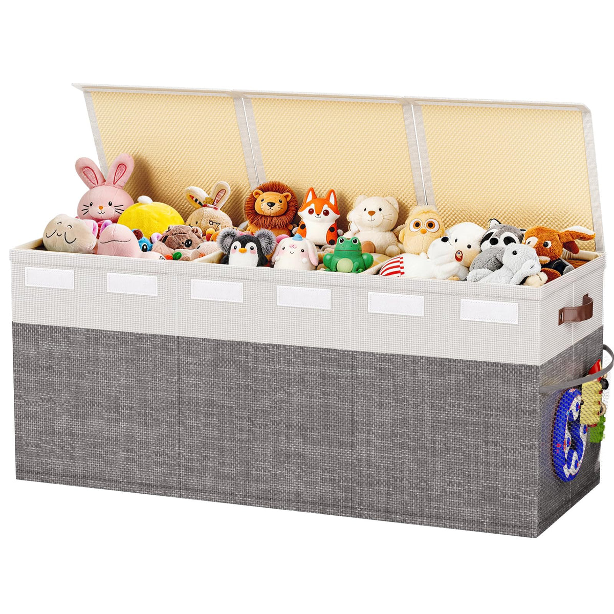 Dayacoco Extra Large Toy Box, Collapsible Toy Storage - Image 1