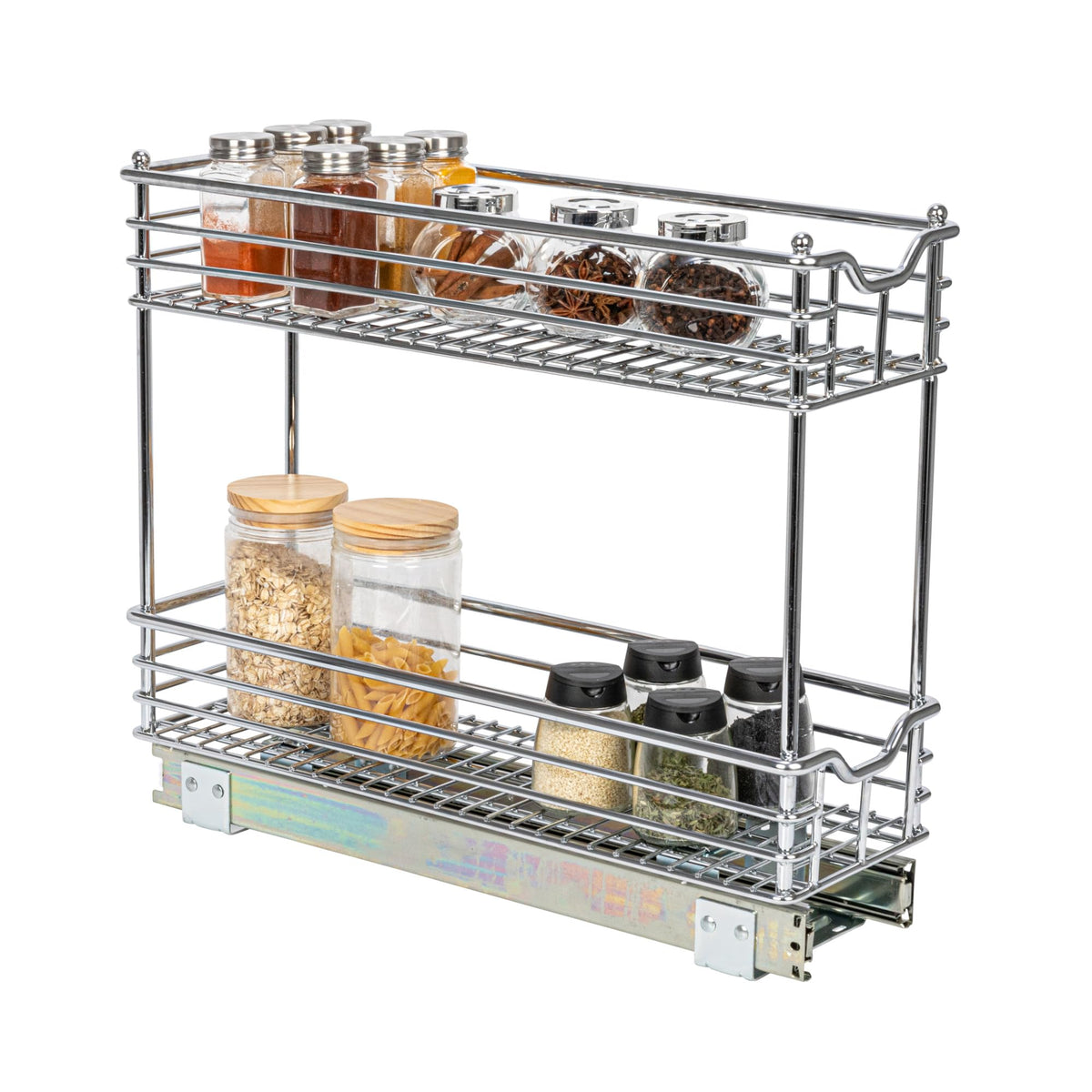 Household Essentials Glidez 2‑Tier Multipurpose Chrome‑Plated - Image 1