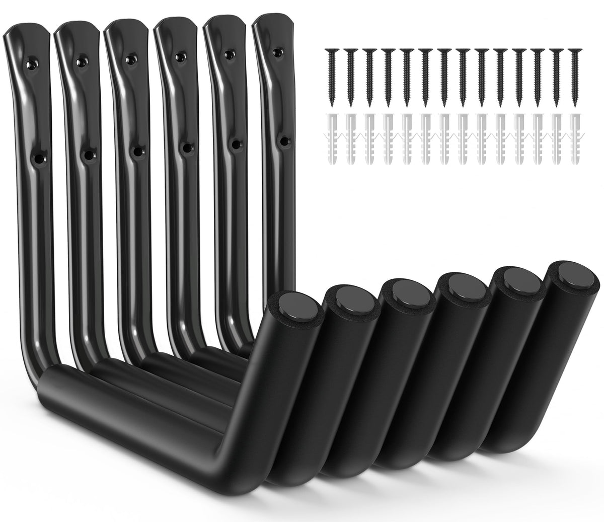 niffgaff Heavy Duty Garage Storage Hooks - 120 LB Capacity - Image 1