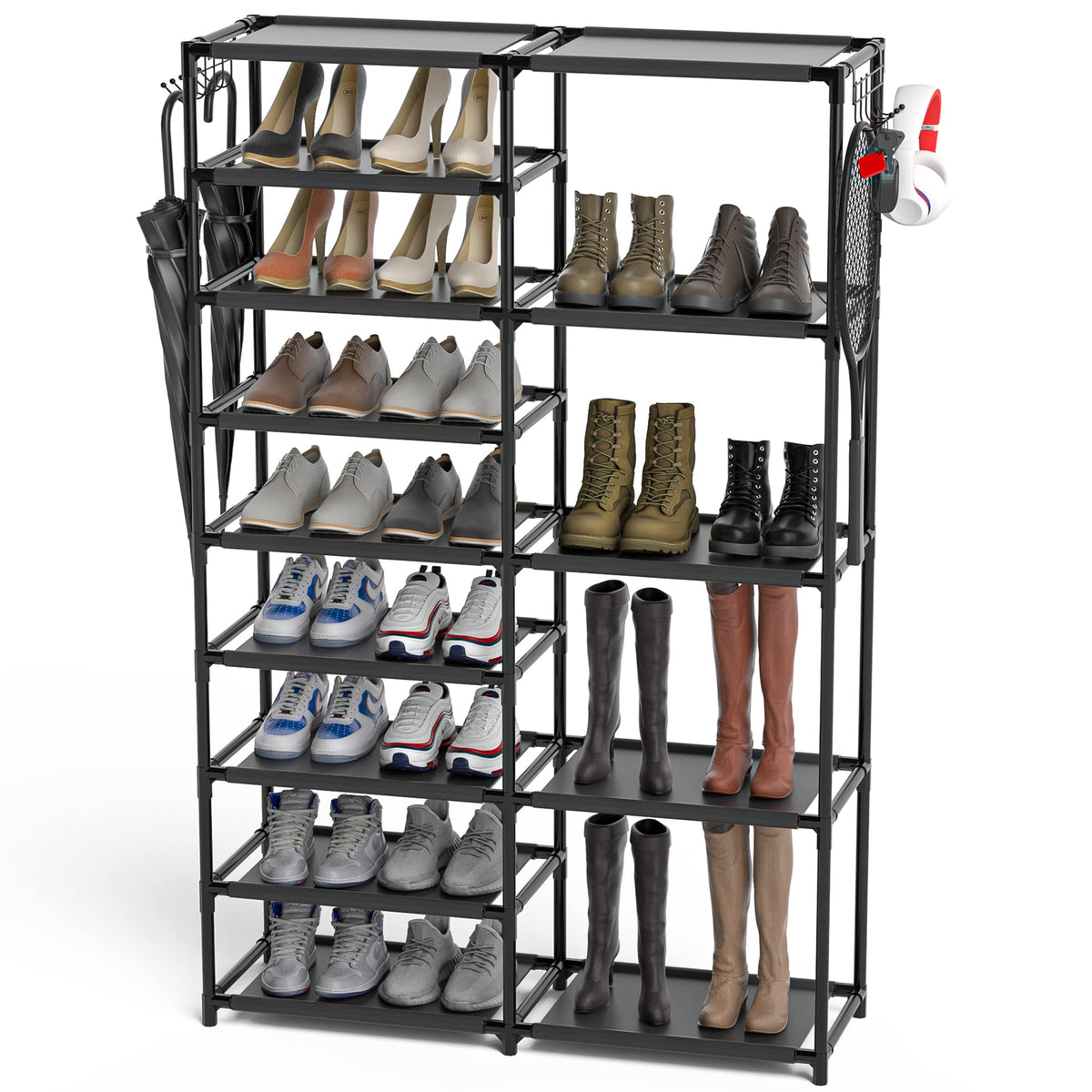 CSXGBAB 9-Tier Shoe Rack Organizer, Tall Garage Shoe | All Products - Image 1