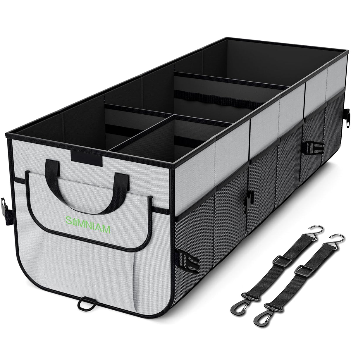 Car Trunk Organizer with Insulated Grocery Bag- 110L High - Image 1