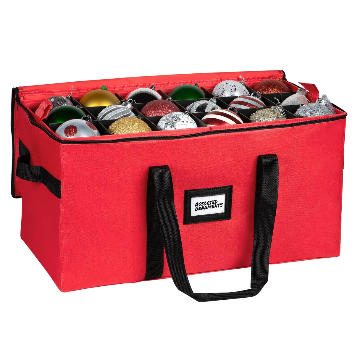 Christmas Ornament Storage Container,Box Stores Up to 54 - Image 1