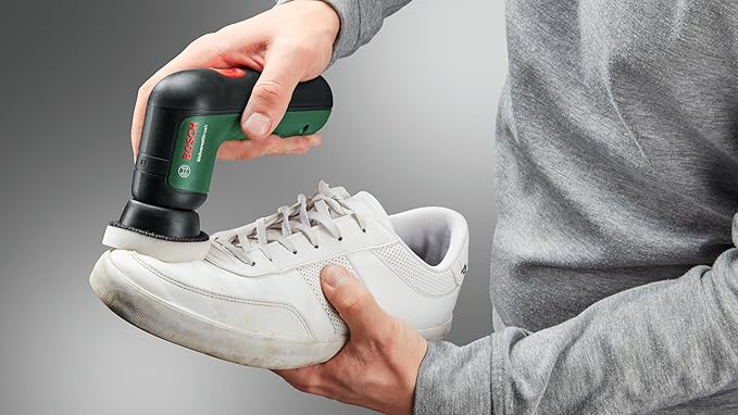 Bosch Electric Cleaning Brush UniversalBrush (3.6 Ah Integrated Battery, 1 Micro USB Charger and 4 Cleaning attachments Included, in Carton Packaging)