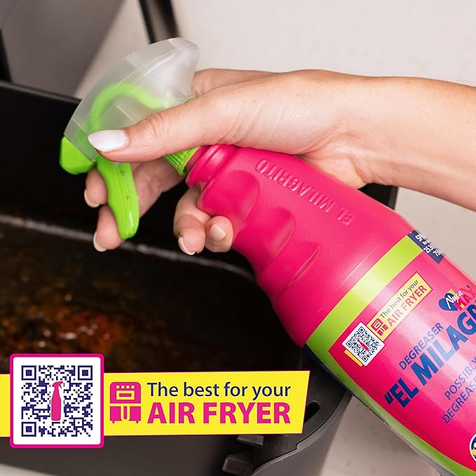 EL MILAGRITO Heavy Duty Degreaser & Multi-Purpose Cleaner, 25.36 Fl Oz Spray for Kitchen, Bathroom,Fabrics, Boats,Automotive,Floors,Industrial.More than 100 Surfaces. Proven, Ready to Delivery.