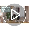 Sywhitta Double Rod Metal Clothing Garment Rack on Wheels, Black - Image 8