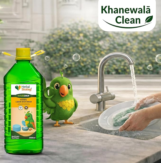 STRATEGI Herbal Liquid Dish Wash Refill (2 L)