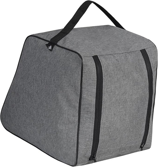 Shoe Bag Waterproof Sports Golf Boot Bag | Odor-Resistant Gym Kit Organiser Storage | Hiking Travel Dust-Proof Storage Bag for Wellington, Cowboy, Football, Rugby, Cricket Shoe (Grey)