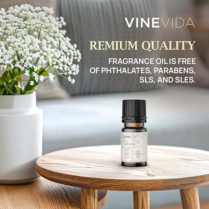 VINEVIDA [0.33oz] (Our Version of) Amazing Grace by Philosophy Fragrance Oil for Candle Making and Soap Making - Premium Candle Scents for Soy Candles