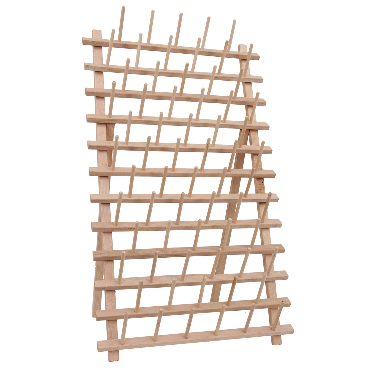 Threadart 66 Large Cone Wood Thread Rack, Freestanding or Wall - Image 1