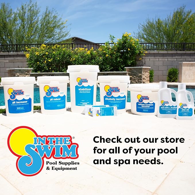 In The Swim Stain Away for Above Ground and Inground Swimming Pools - Removes Mineral Stains from Iron, Copper, and Magnesium in Swimming Pools - 1 Quart