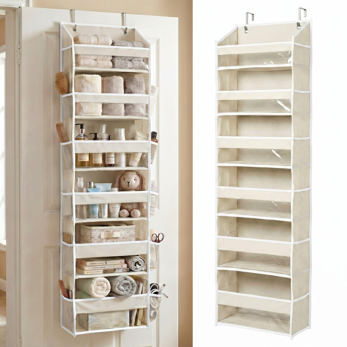 HOMELUX THEORY Over the Door Organizer, 6-Tier - Image 1