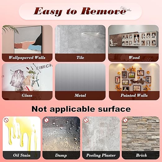 0.8in Clear Poster Putty with Pull Tabs, Removable No Damage Double Sided Adhesive Dots, Waterproof Heat Resistant Mounting Putty Sticky Tack (140)