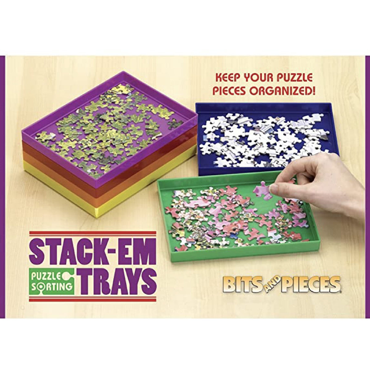 Bits and Pieces Puzzles Sorting Trays - Set of 6 - Image 1