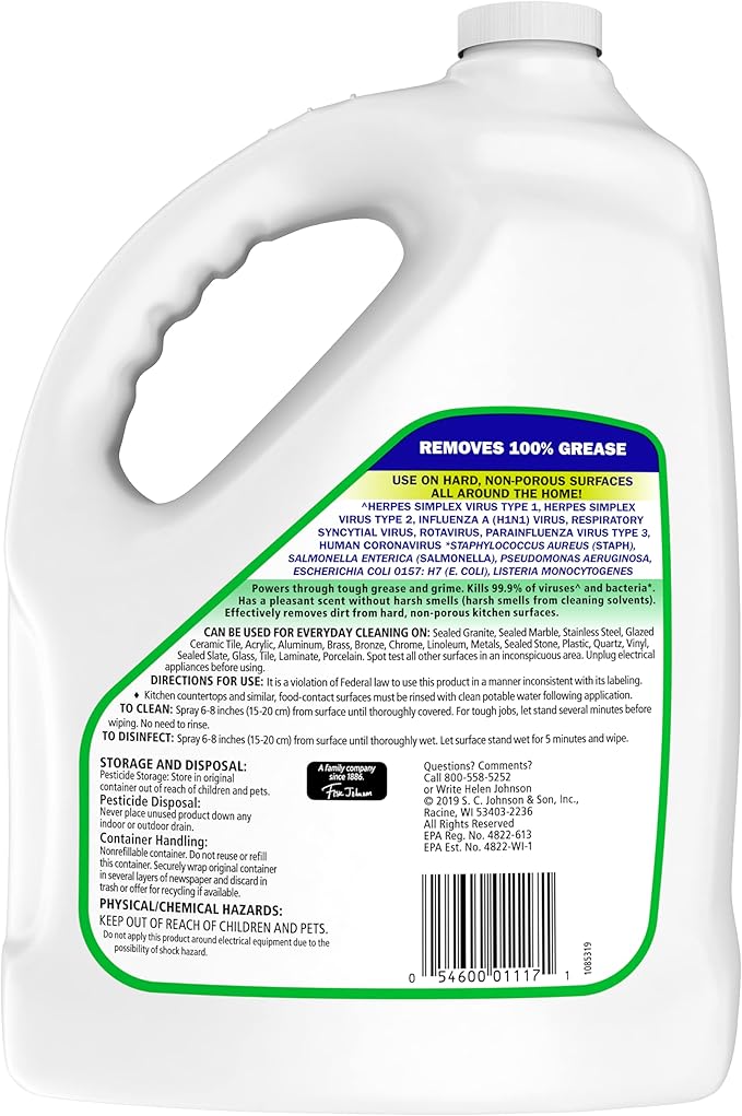 Fantastik All-Purpose Cleaner Refill, Fresh Scent, 128 oz