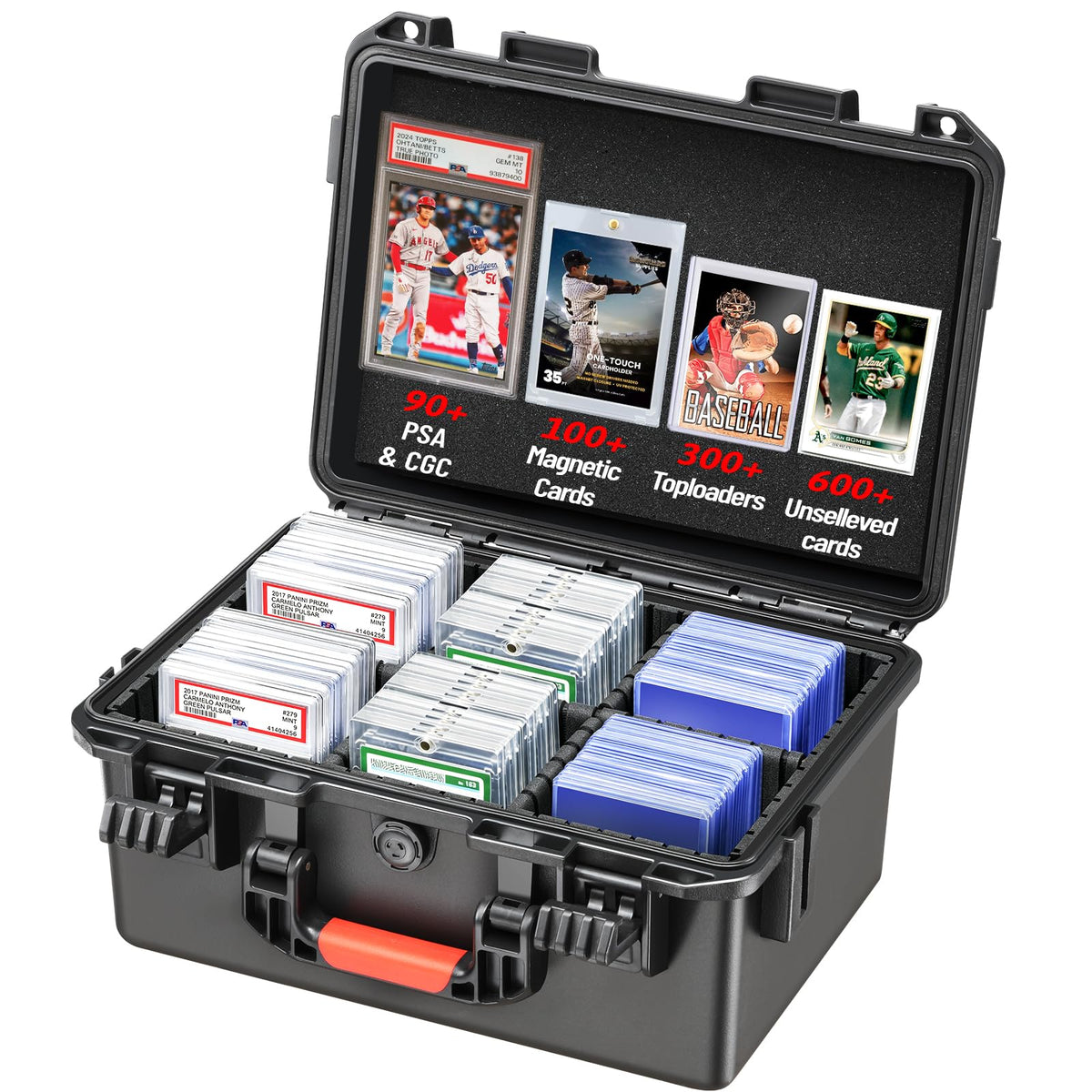 Graded Card Case Storage Box - Fits PSA BGS SGC Toploaders - Image 1
