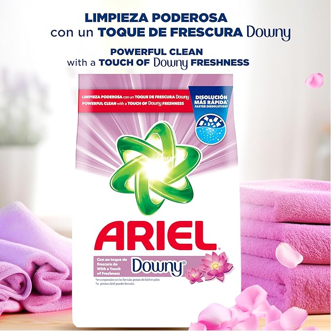 Ariel with a Touch of Downy Freshness, Powder Laundry Detergent, 158 ounces, 99 Loads