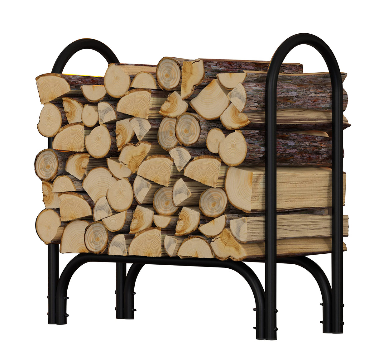 Fire Beauty Firewood Rack, Iron Log Holder for Indoor - Image 1