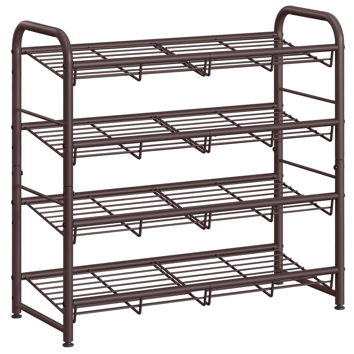 SONGMICS 4-Tier Stackable Metal Shoe Rack, Holds Up | All Products - Image 1