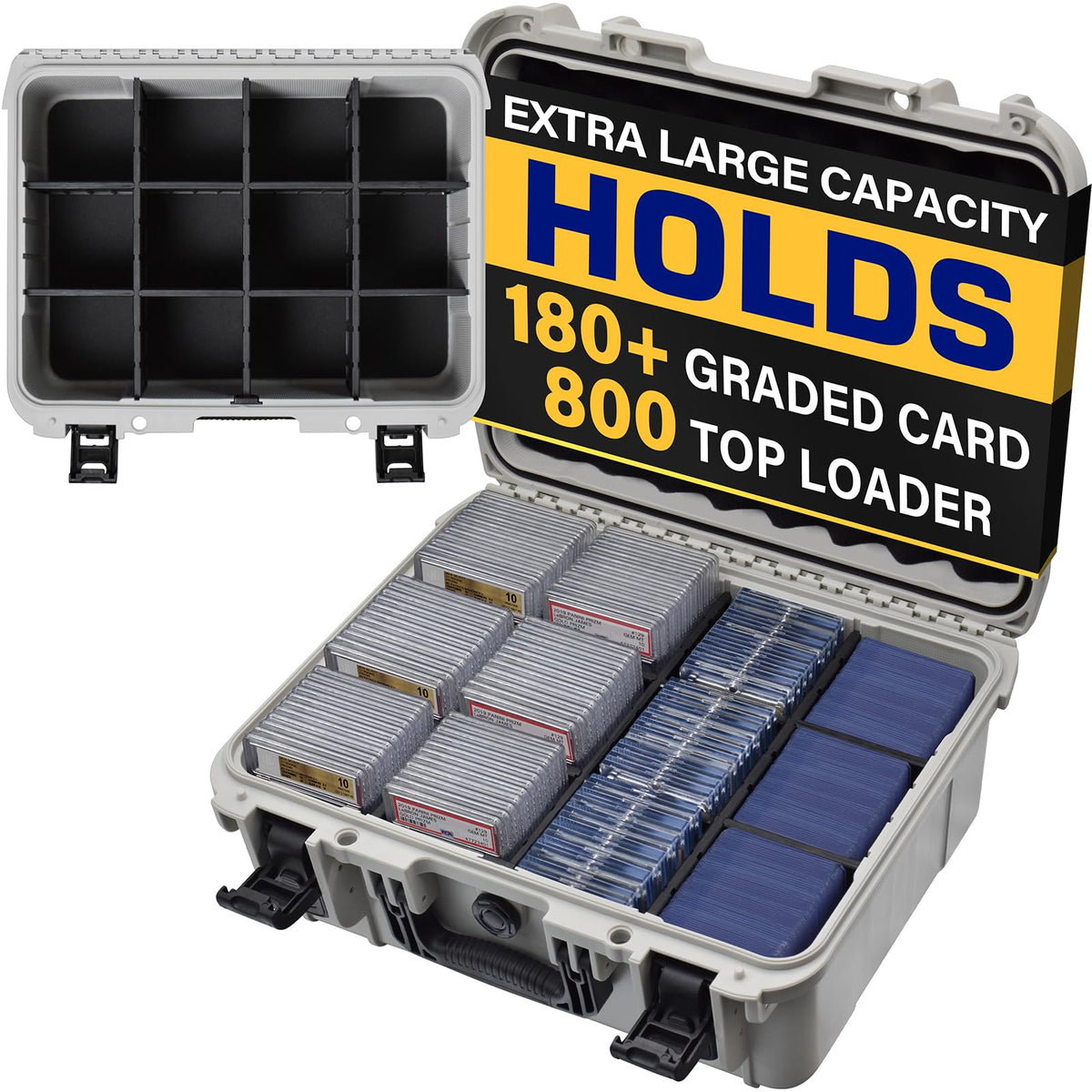 Trading Card Storage Box, Extra Large PSA Slab Case - Image 1