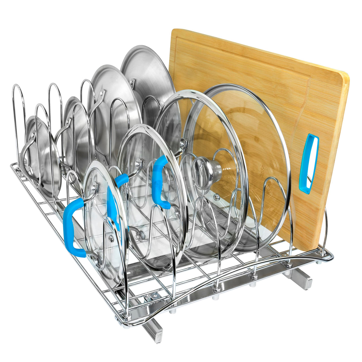 LYNK PROFESSIONAL® Pull Out Pot and Pan Lid Organizer - Image 1