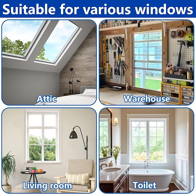 3 Roll 16.4Ft x 2Inch Window Condensation Prevention Absorber, 5mm Thick Condensation Water Moisture Absorber Tape, Reusable Gray Window Condensation Absorber Strips to Prevent Condensation