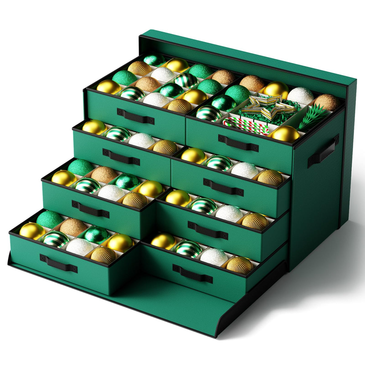 Christmas Ornament Storage Box Store 128 Ornaments, Extra - Image 1
