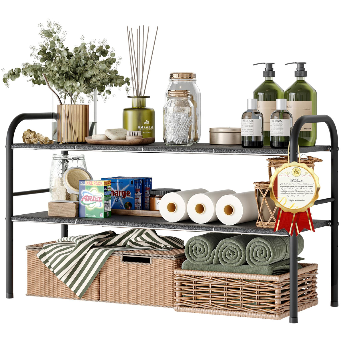Under Sink Organizers and Storage,Expandable under cabinet organizer Shelf
