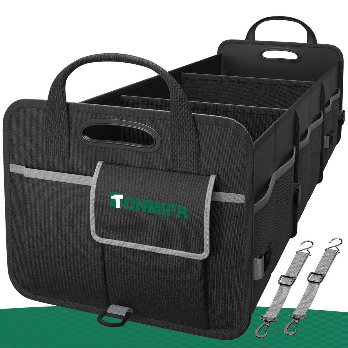 Heavy-Duty Trunk Organizer & Multi-Compartment Storage Box - Image 1