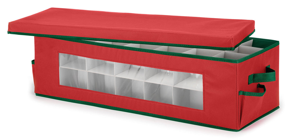 Whitmor Ornament Storage Box 42 Compartments with Outer - Image 1