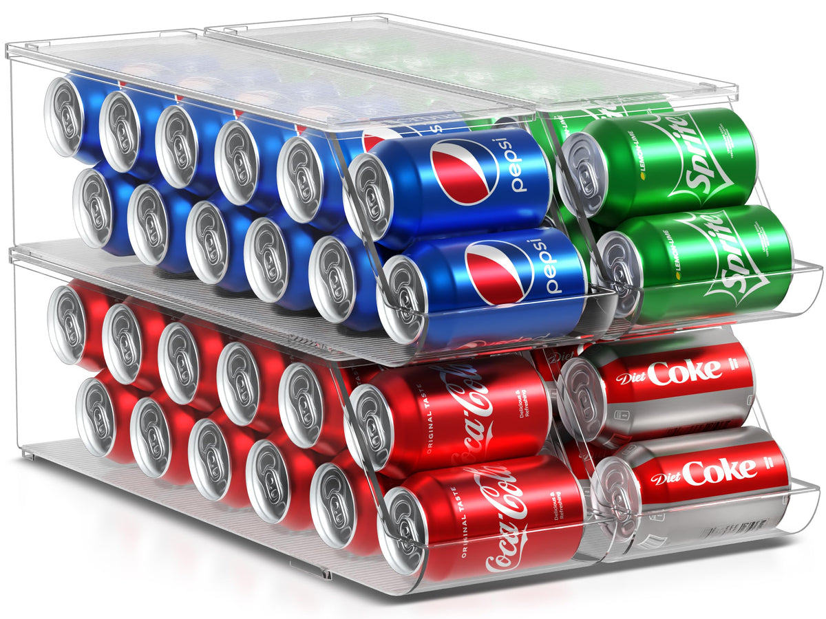 Sorbus Soda Can Organizer for Fridge & Freezer, Stac | All Products - Image 1