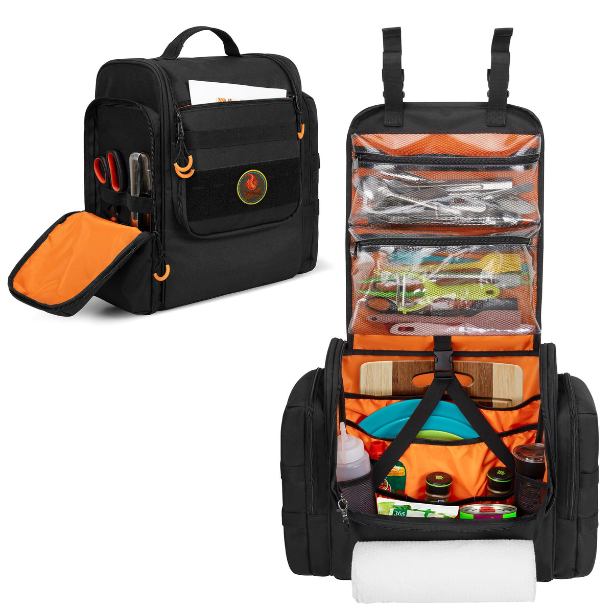 HODRANT Large Tactical Camping Kitchen Organizer for BBQ Cooking - Image 1