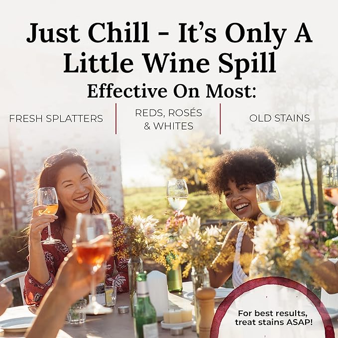 Chateau Spill Wine Stain Remover Spray - Clothes & Laundry Stain Remover - Wine Carpet Cleaner - EPA Safer Choice Certified - 4 Fl Oz (Pack of 3)